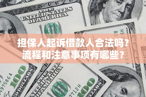北京担保人起诉借款人合法吗？流程和注意事项有哪些？