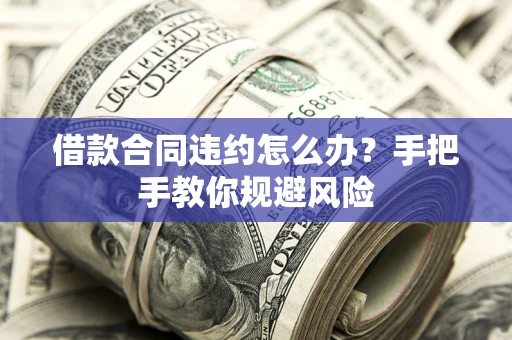 北京借款合同违约怎么办？手把手教你规避风险
