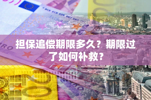 北京担保追偿期限多久？期限过了如何补救？