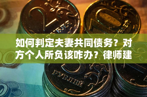 北京如何判定夫妻共同债务？对方个人所负该咋办？律师建议