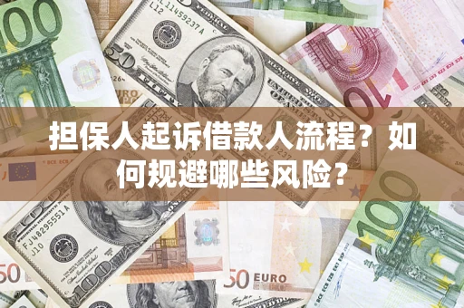 北京担保人起诉借款人流程？如何规避哪些风险？
