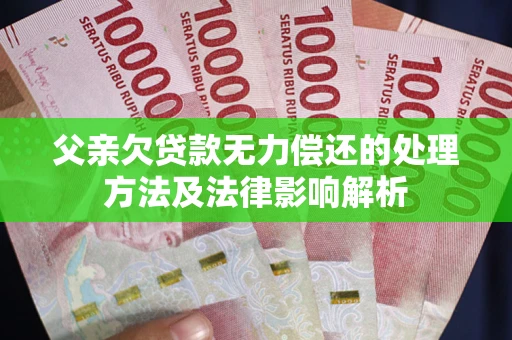 北京父亲欠贷款无力偿还的处理方法及法律影响解析