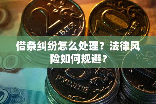 北京借条纠纷怎么处理？法律风险如何规避？