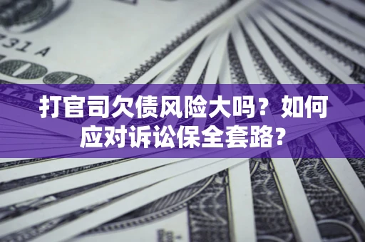 北京打官司欠债风险大吗？如何应对诉讼保全套路？