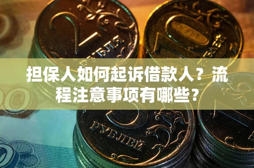 北京担保人如何起诉借款人？流程注意事项有哪些？